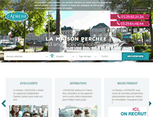 Tablet Screenshot of ladresse-epinal.com